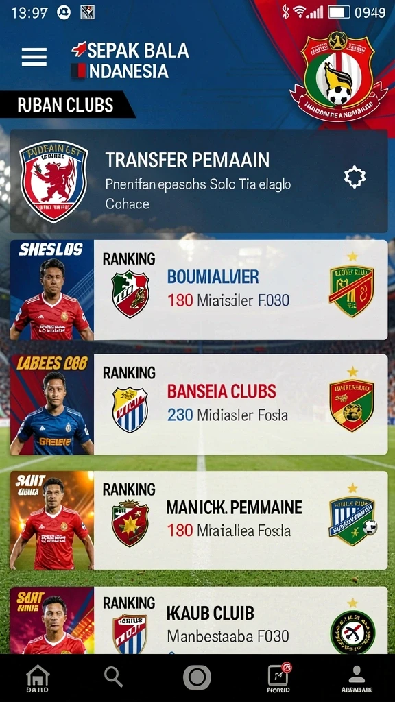 Tampilan beranda yang intuitif dan mudah dinavigasi.